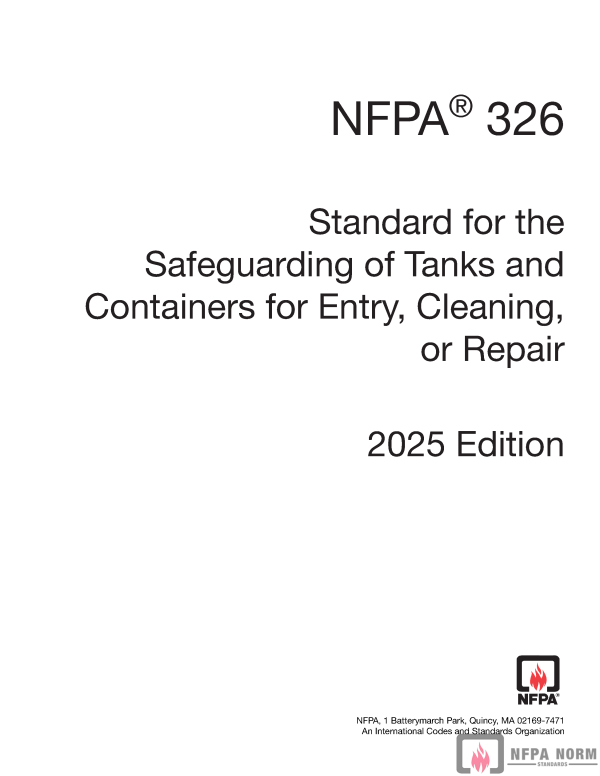 NFPA 326 PDF NFPA 326 PDF